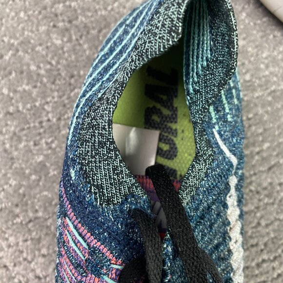 Nike Free RN Flyknit Running Shoes Women's 9 Blue Teal Pink Sneakers 831070 004 - Picture 13 of 15